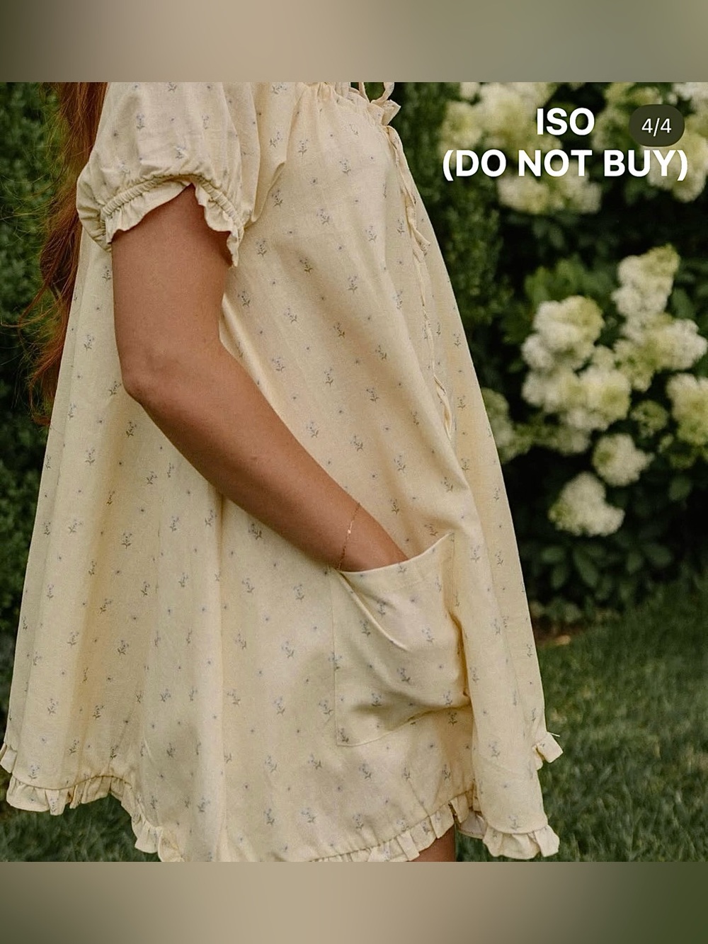 ISO: Slow Sunday Daisy Mini Dress - Bespoke Daisy Print
